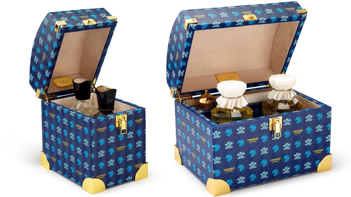 CREED2 022聖誕經典男香珍藏精品皮箱(100ml 兩瓶裝)，NT68,000、珍藏精品皮箱(250ml兩瓶裝)，NT128,000