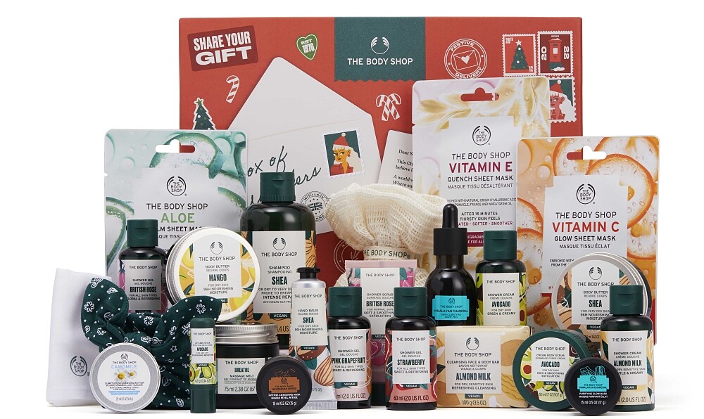 The Body Shop聖誕奇蹟歡樂紅倒數月曆，NT6,880