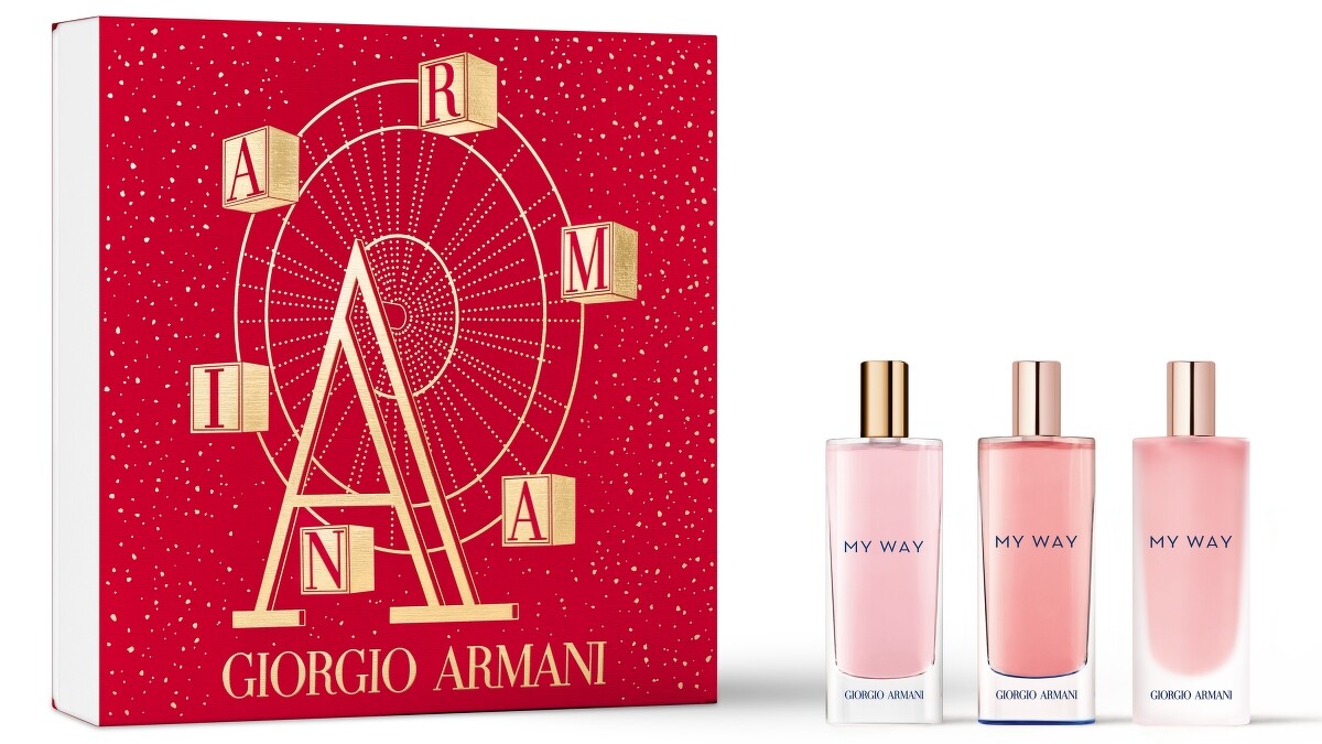 Giorgio Armani亞曼尼MY WAY隨身香氛禮盒金燦版，NT3,450