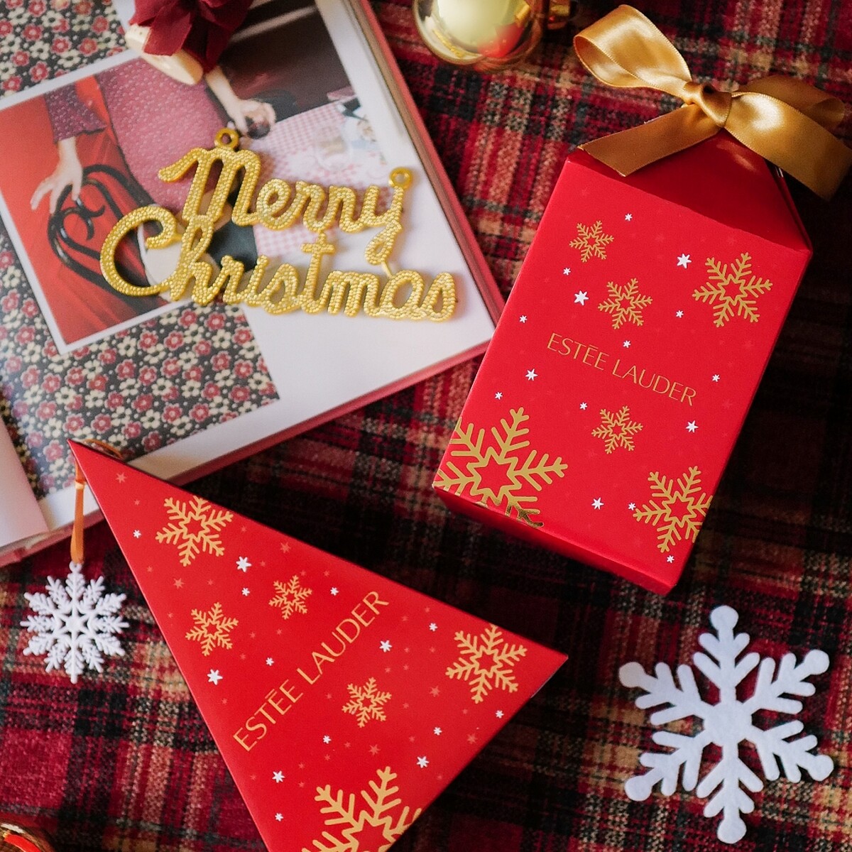 雅詩蘭黛2022聖誕包裝服務。