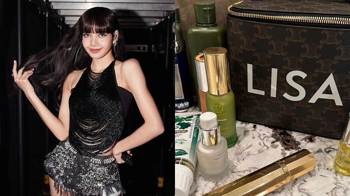 BLACKPINK LISA首度公開化妝桌，愛用品從保養品、香水到牙膏通通曝光