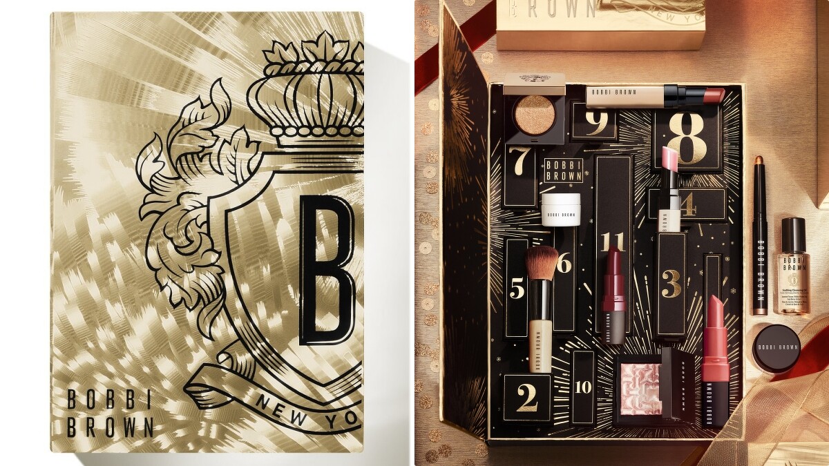 Bobbi Brown 2022聖誕璀璨星夜倒數月曆情境圖。