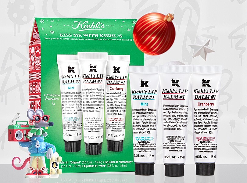 Kiehl&rsquo;s契爾氏驚喜聖誕護唇膏禮盒，NT660