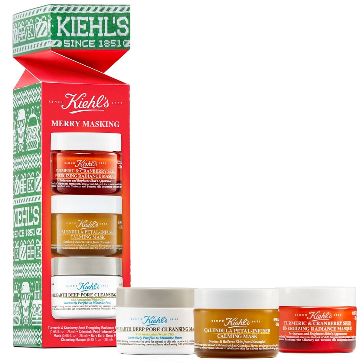 Kiehl&rsquo;s契爾氏驚喜聖誕面膜禮盒，NT669