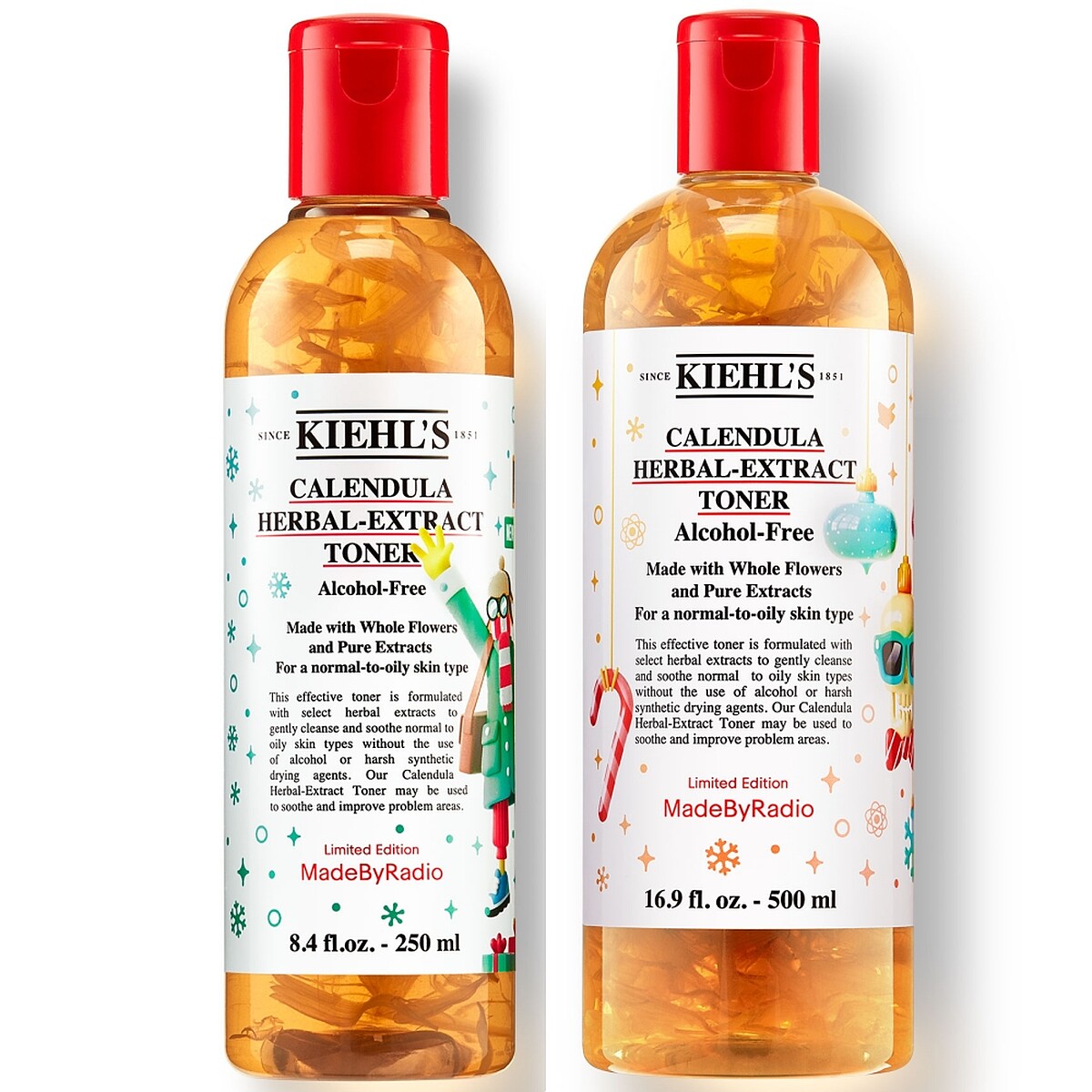 Kiehl&rsquo;s契爾氏金盞花植物精華化妝水2022聖誕限定版250ml，NT1,550、500ml，NT2,450
