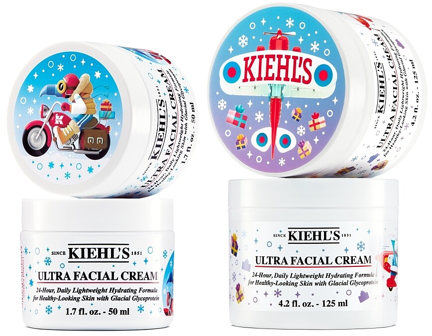Kiehl&rsquo;s契爾氏冰河醣蛋白保濕霜2022聖誕限定版50ml，NT1,500、125ml，NT2,650