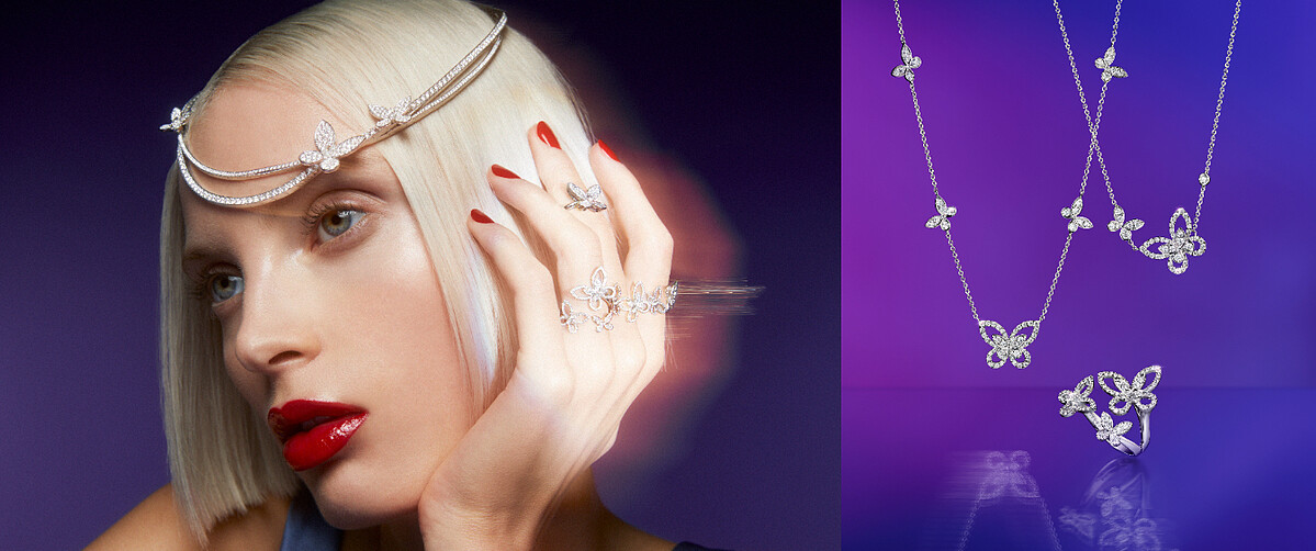 GRAFF格拉夫蝴蝶系列珠寶作品