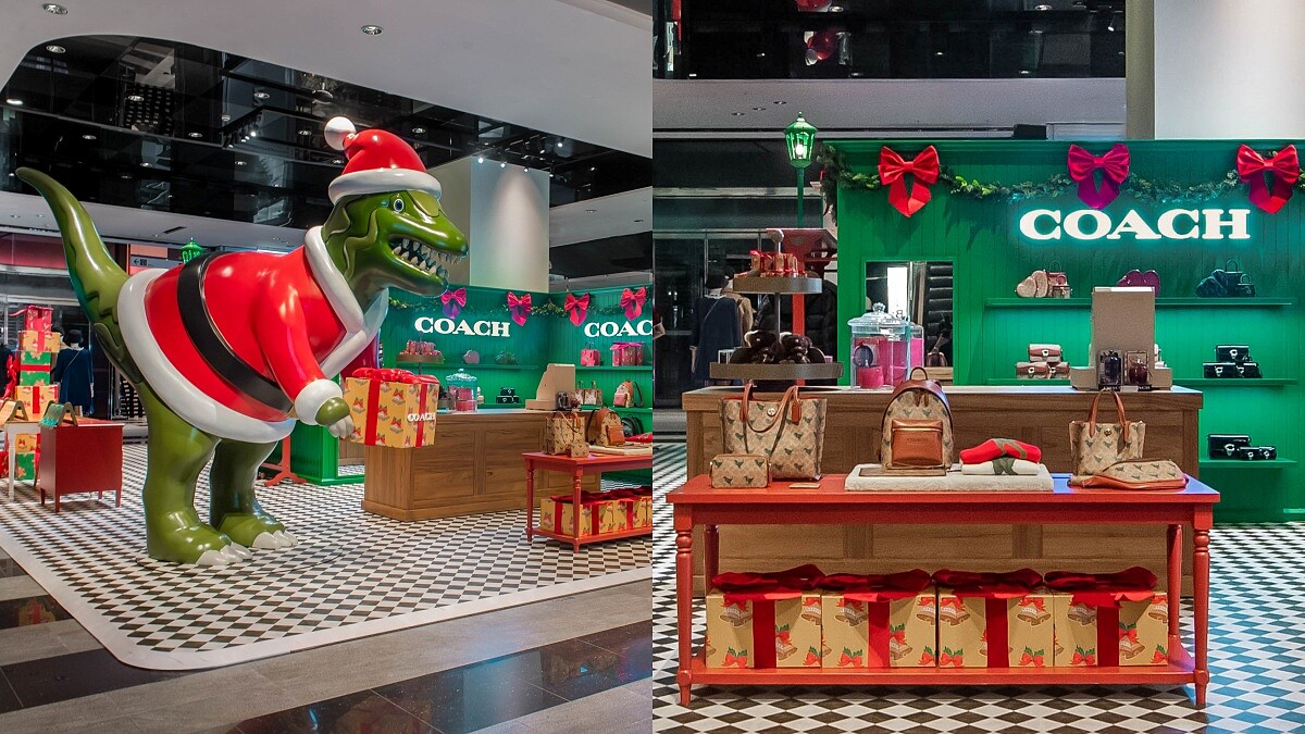 Coach Rexy恐龍現身Holiday聖誕快閃店，愛心小包、玩偶小熊…TOP5推薦