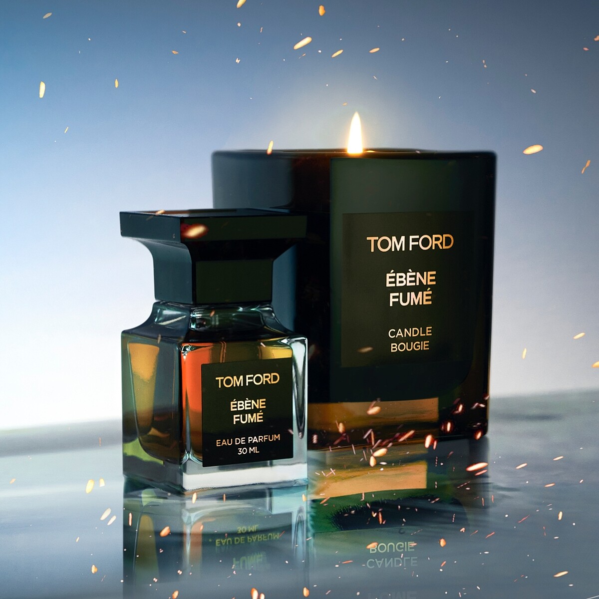 TOM FORD私人調香系列神秘聖木30ml，NT5,800、限定版高級訂製香氛蠟燭NT3,850