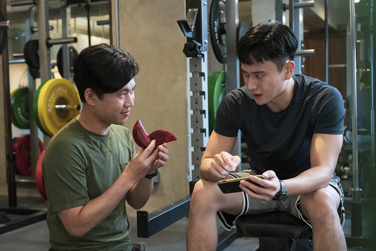 單元《聖筊》的讀心神筊BWEI，為黃迪揚飾演的阿山跨時代最新發明