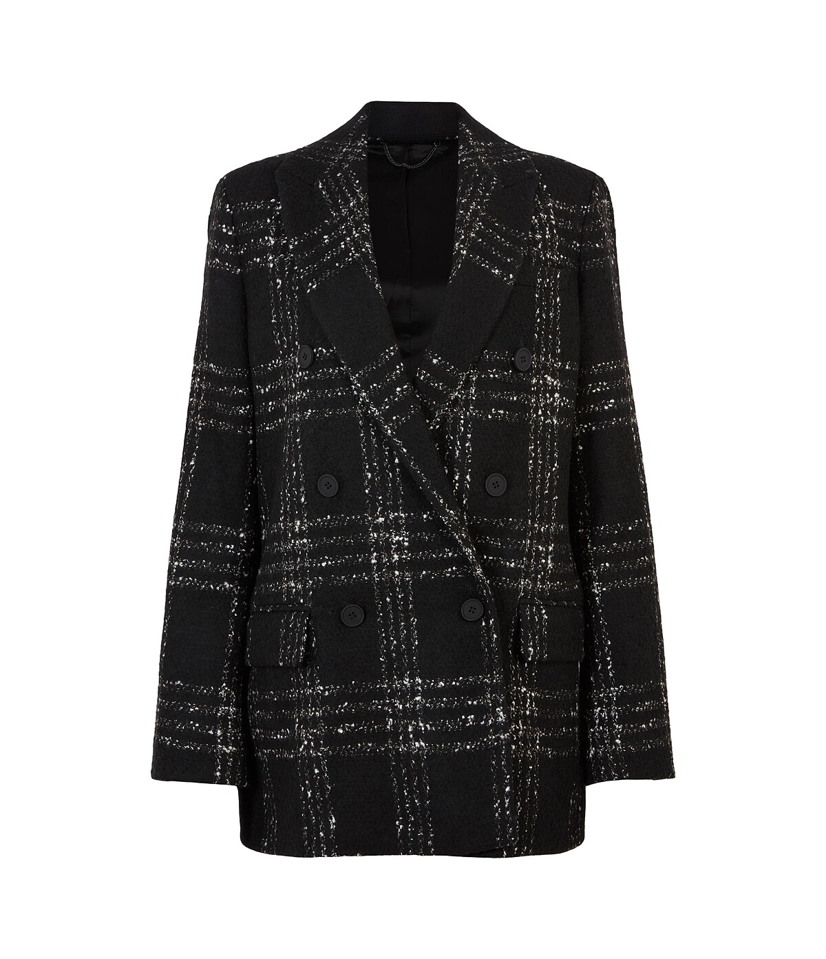 AllSaints ASTRID 格紋毛呢西裝外套，NT15,200。