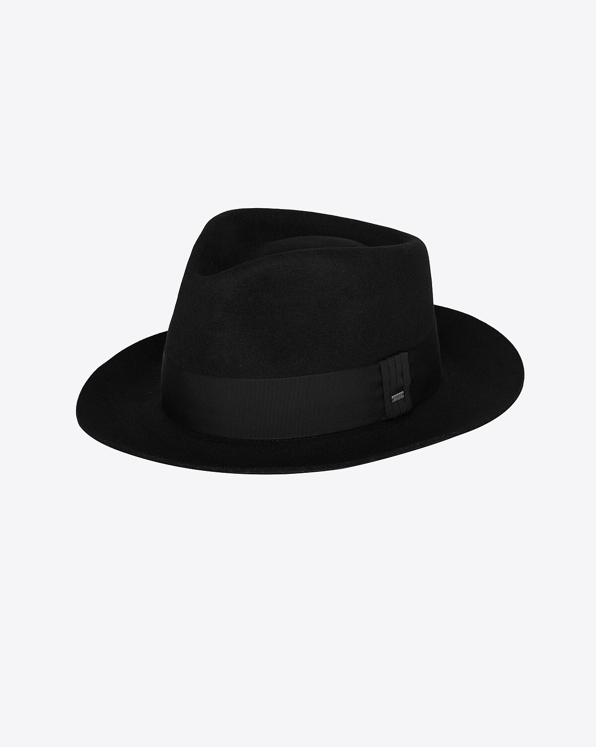 YSL 兔毛毛氈紳士帽，價格店洽。