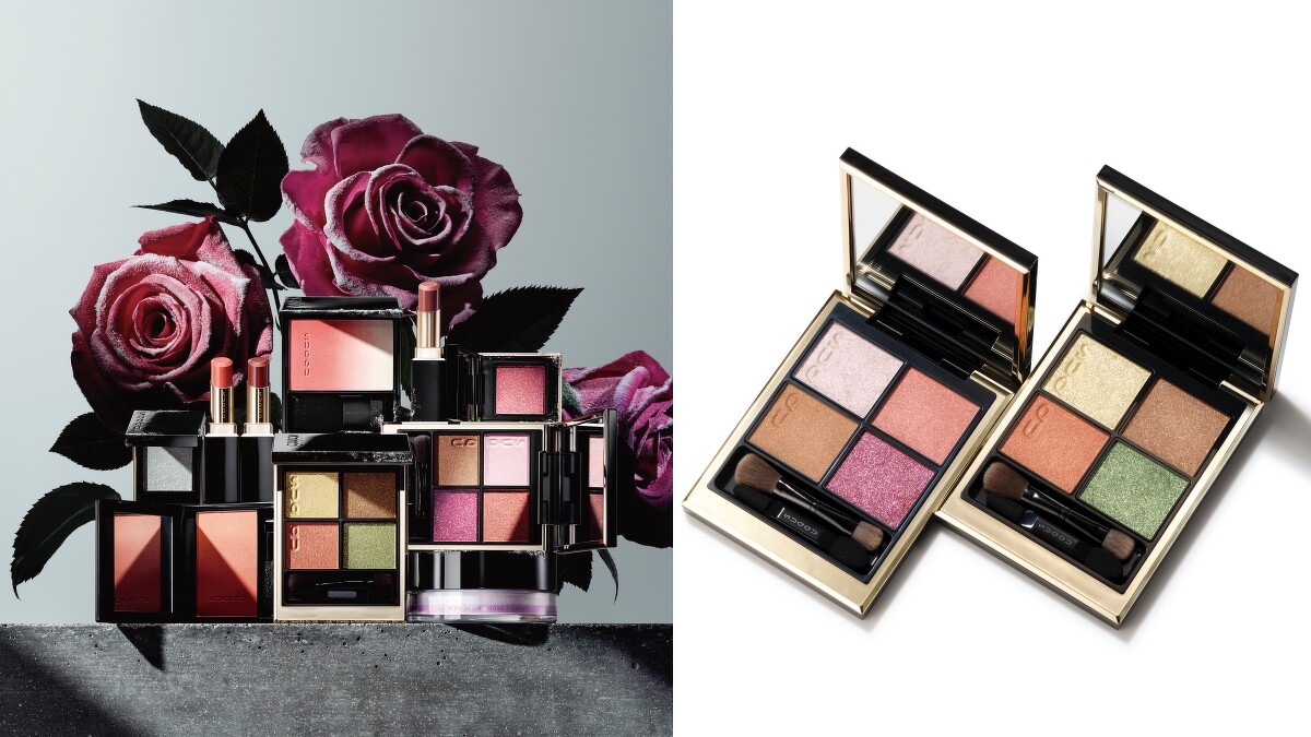 SUQQU晶采盈緻眼彩盤(#120 冬薔薇-FUYUSOUBI、#121寒花KANKA)6.2g，NT2,600