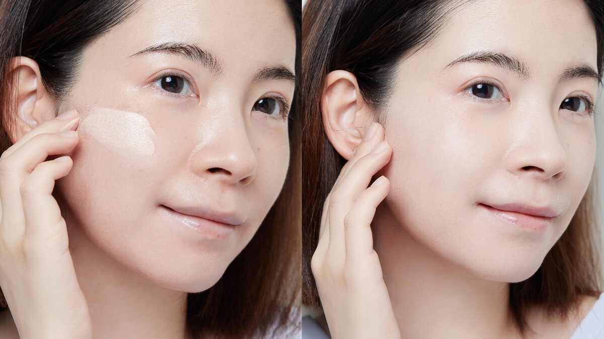 全新媚點media luxe妝前乳-美肌效果