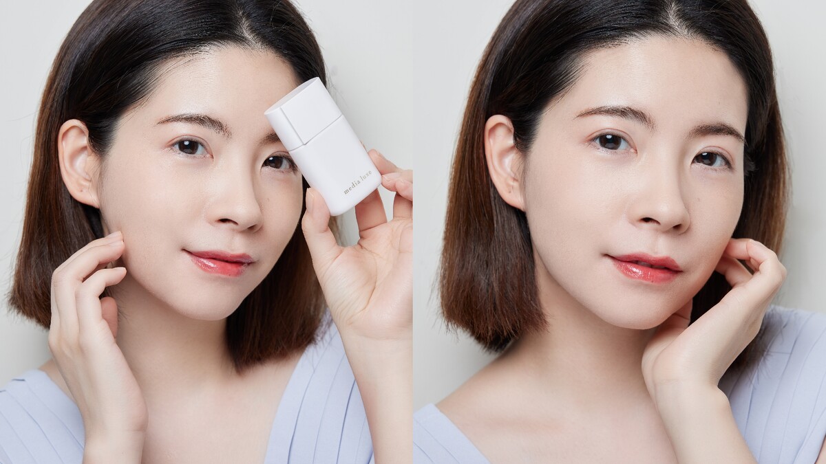 全新媚點media luxe妝前乳-底妝貼合與持久