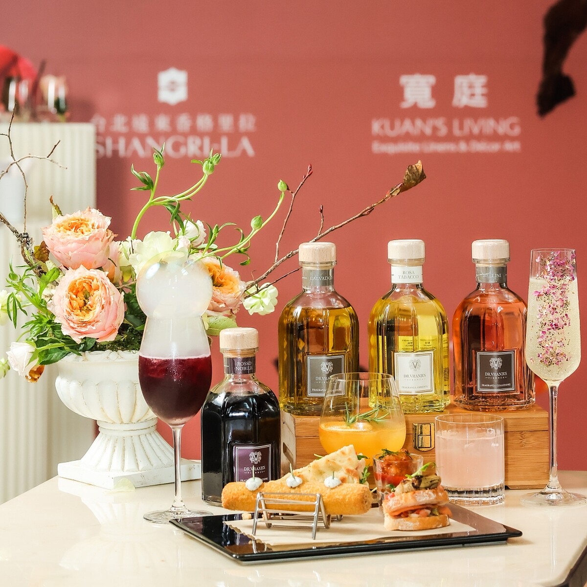 台北遠東香格里拉X寬庭翡冷翠DR.VRANJES FIRENCE之香遇波波利花園義式歡飲小食光，即日起提供至2023/1/2。