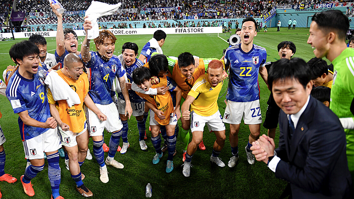 日本隊首戰爆冷門逆轉擊退德國隊