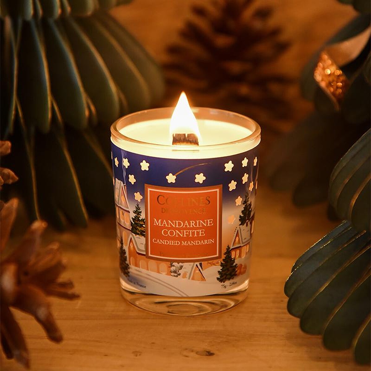 香草集香氛蠟燭-糖漬香橙75g，NT600