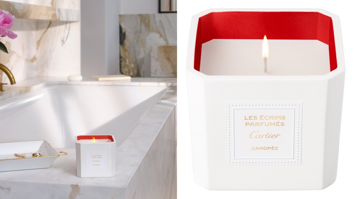 Cartier卡地亞Les &Eacute;crins Parfum&eacute;s Cartier CANOP&Eacute;E香氛蠟燭220g，約NT5,750