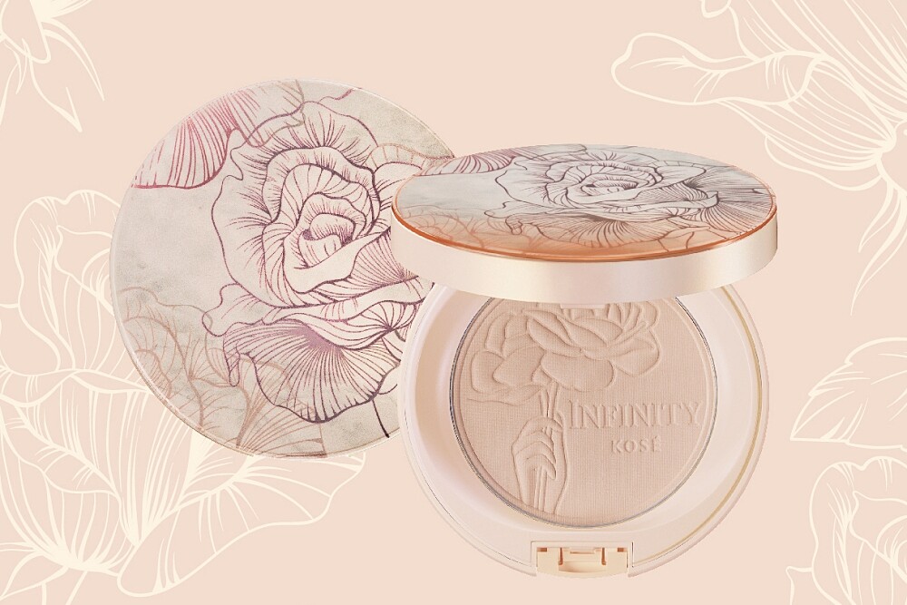 高絲INFINITY無限肌緻綻彩花顏限定蜜粉9g，NT1,800