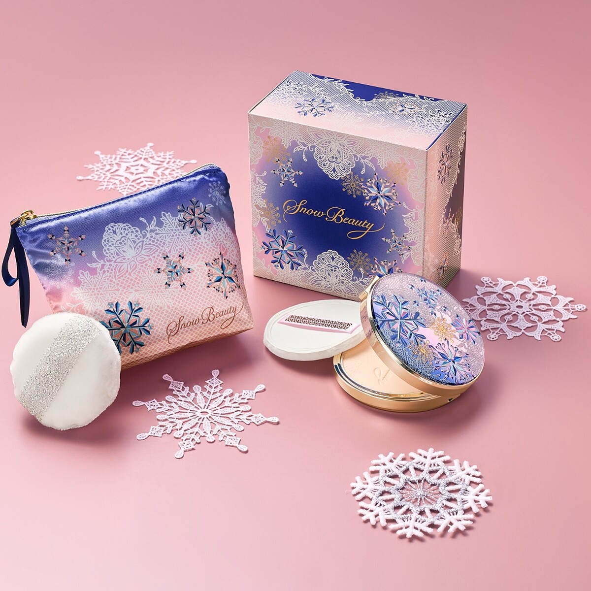 MAQuillAGE心機彩粧雪花香氛魔法盒2022布魯塞爾限定版25g，NT1,900