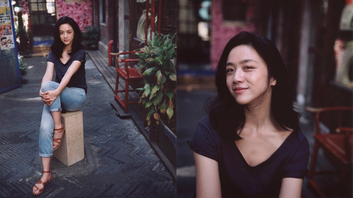 (湯唯2018年時挑戰SK-II #BareSkinProject拍攝素顏照。)