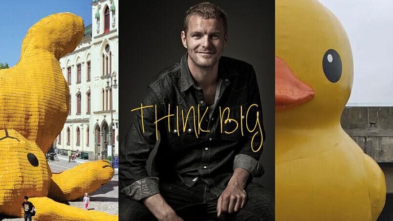 兔公仔! 黃色小鴨! 傳遞快樂的藝術家 Florentijn Hofman