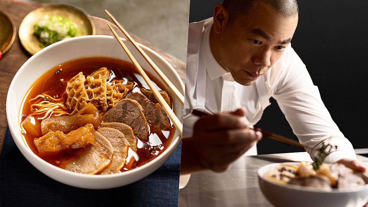 江振誠「紅白牛肉麵」,以 Fine dining 精神、工法重新定義經典台灣味