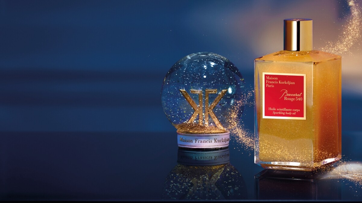 Maison Francis Kurkdjian(MFK) Baccarat Rouge 540水晶之焰閃亮身體油200ml，NT6,000