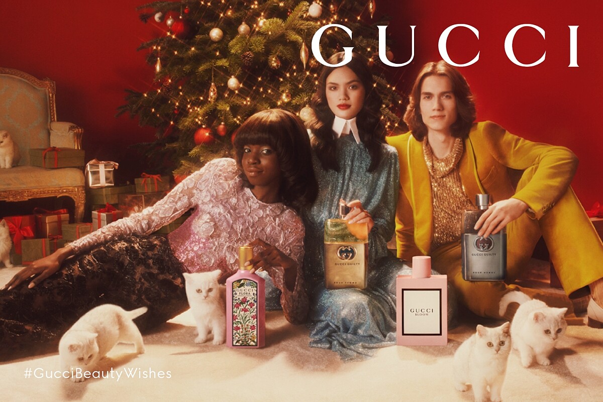 GUCCI 2022聖誕形象概念。