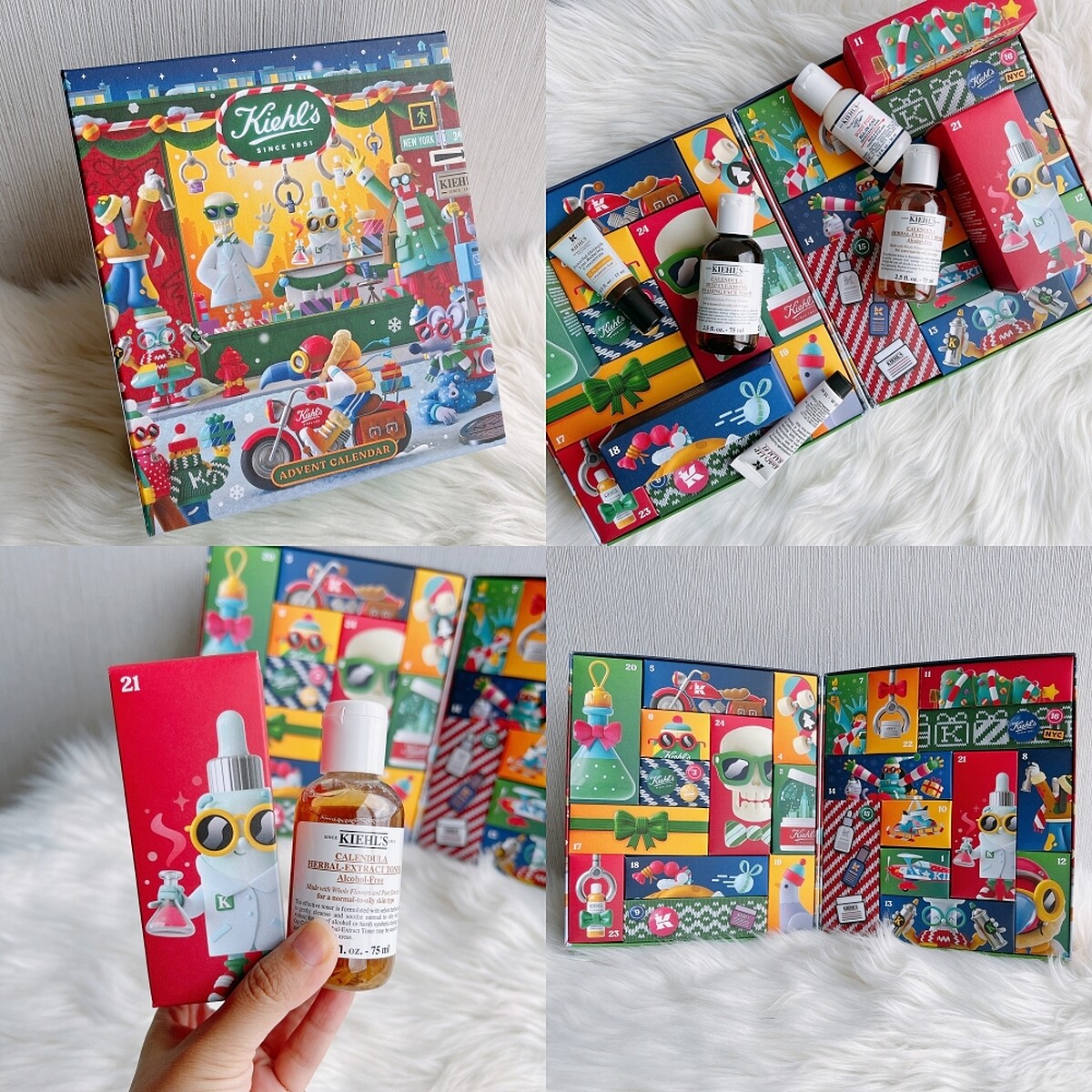 Kiehl&rsquo;s契爾氏2022聖誕倒數月曆驚喜登場，NT3,480