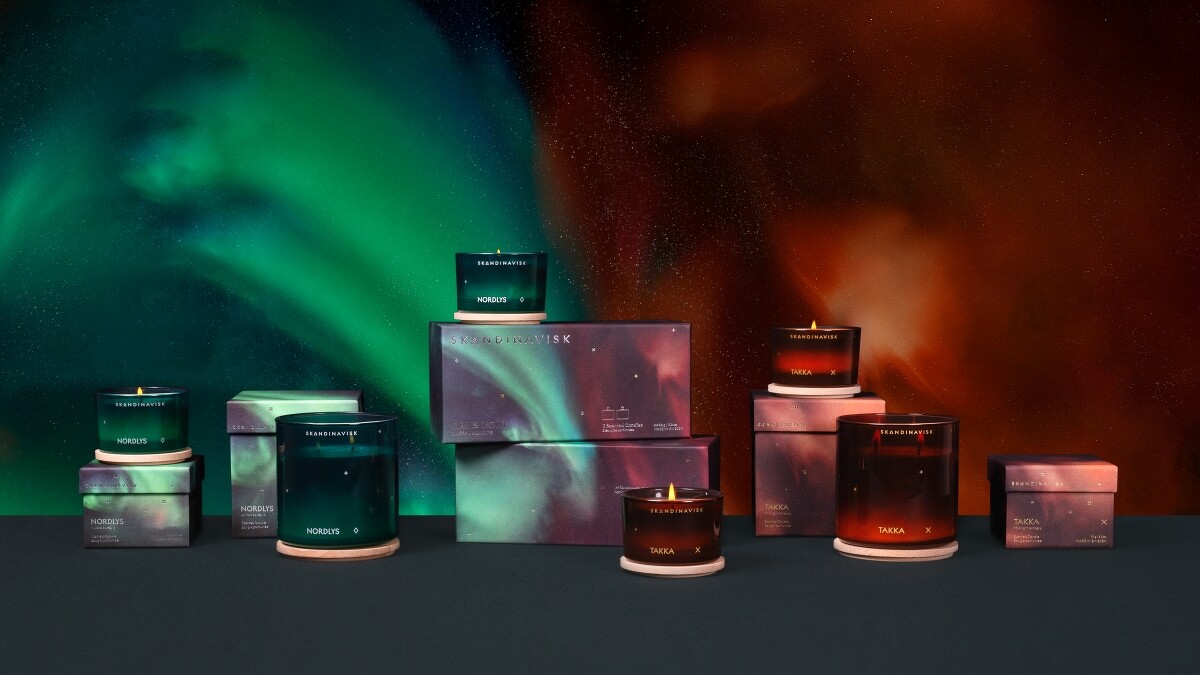 Skandinavisk 2022限定聖誕蠟燭形象圖。