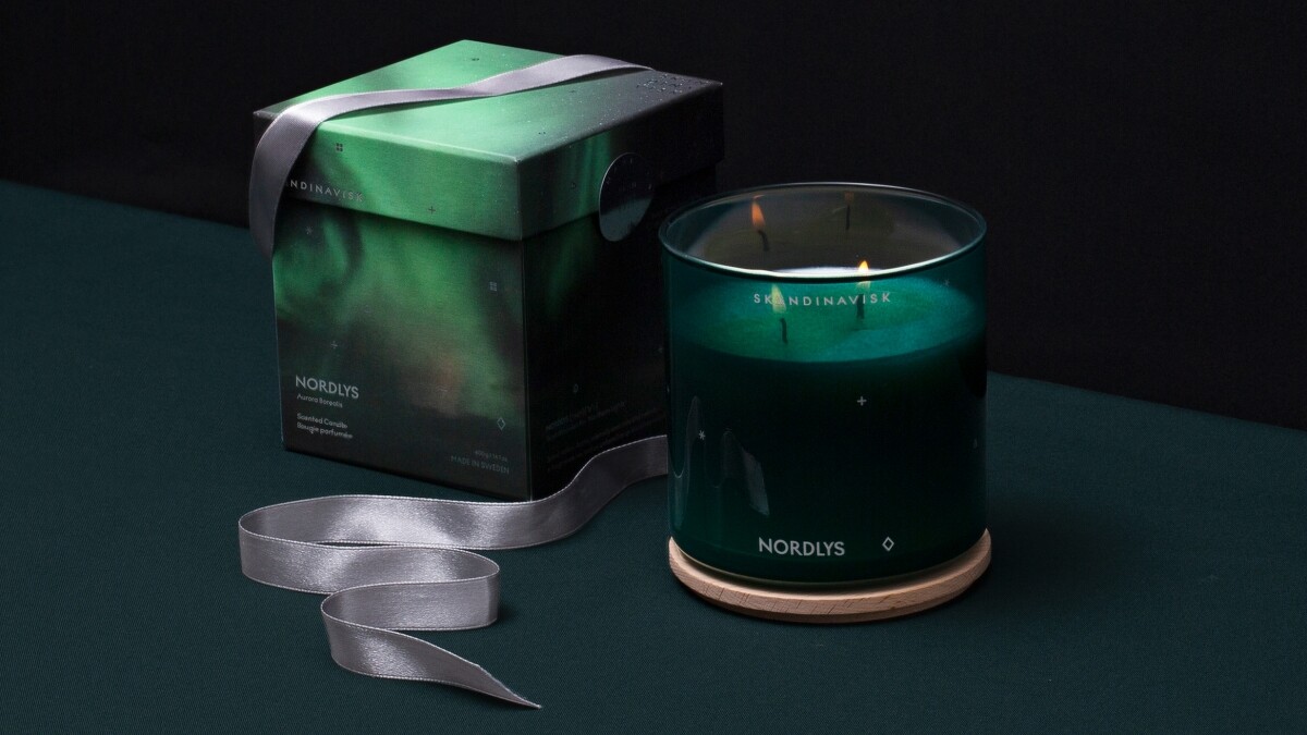 Skandinavisk NORDLYS北極光香氛蠟燭400g，NT1,950