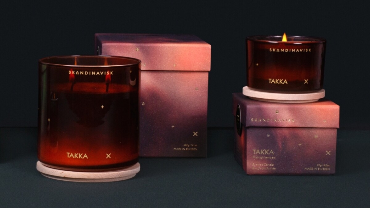 Skandinavisk TAKKA午夜餘溫香氛蠟燭400g，NT1,950