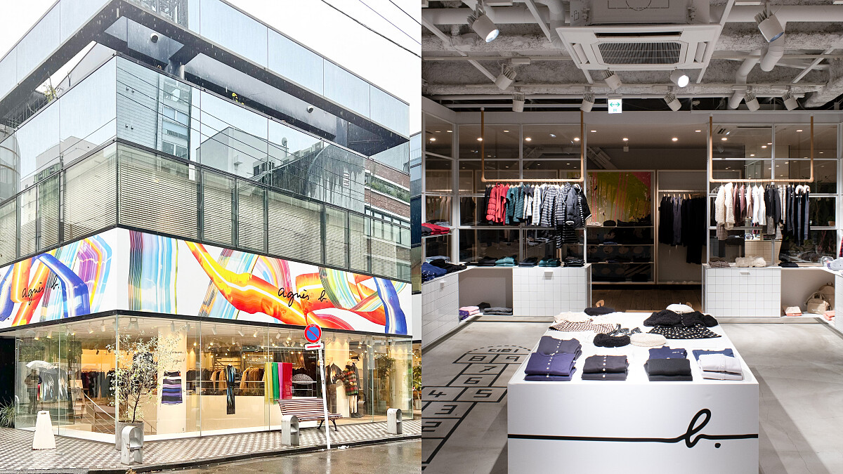 Agnès b.東京3大特色店：青山店藝廊空間、銀座店品項最齊全、澀谷店裝潢最好拍