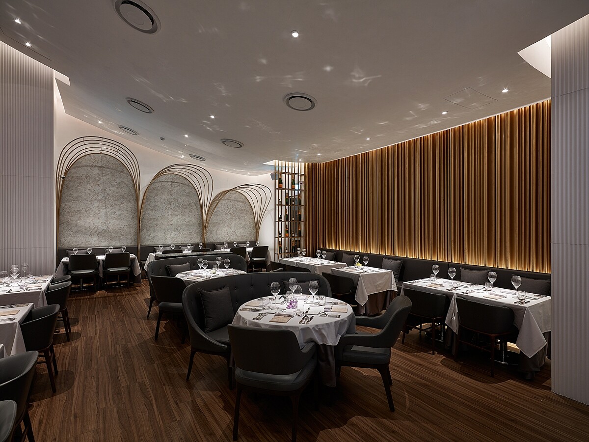 室內空間呈現華麗而優雅的氛圍。