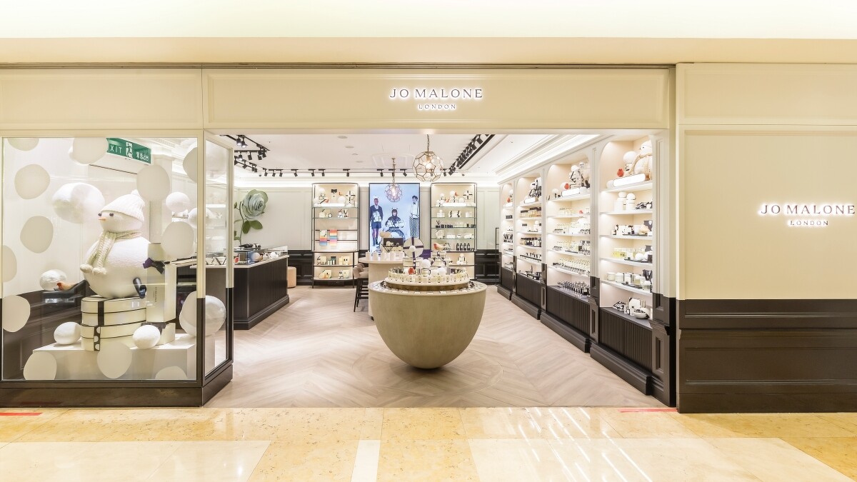 Jo Malone London台中新光三越中港店店櫃空間照。