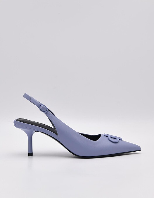 標誌皮革尖頭高跟鞋,NT2,890