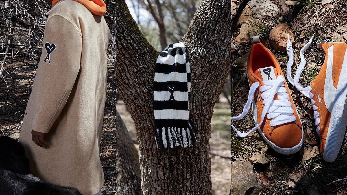 Puma X Ami聯名第二波來了！愛心A大衣、條紋圍巾、熱賣球鞋都在內...