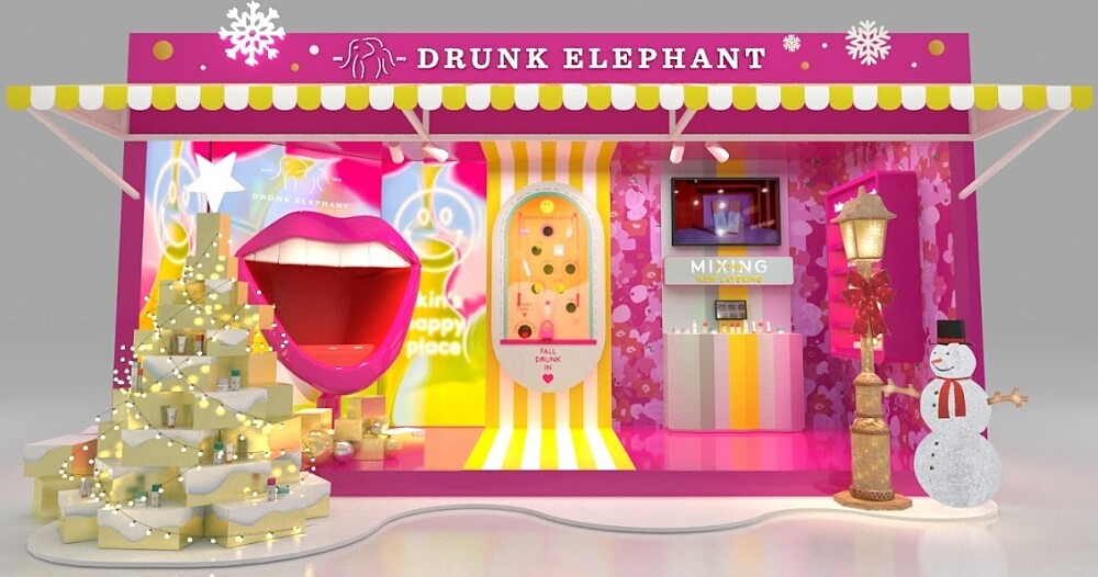 今年醉歡樂聖誕氛圍就在「醉象浪漫繽紛派對屋」。