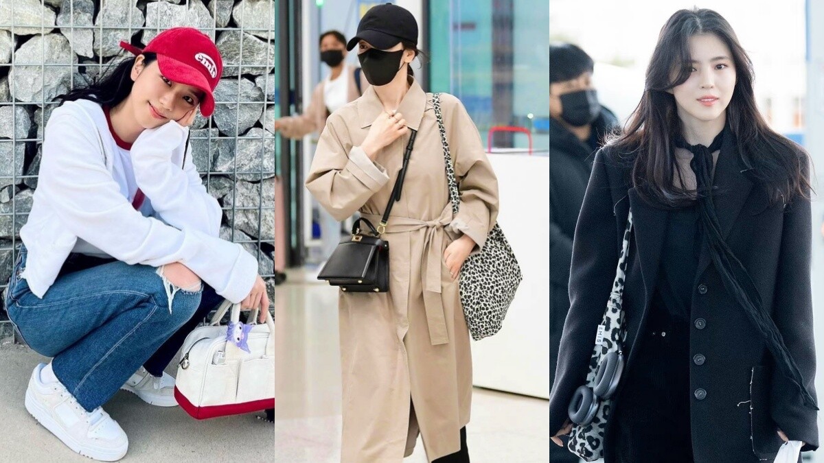 宋慧喬、韓韶禧機場穿搭包包不用千元！韓國EMIS孔曉振、Jisoo也是粉絲