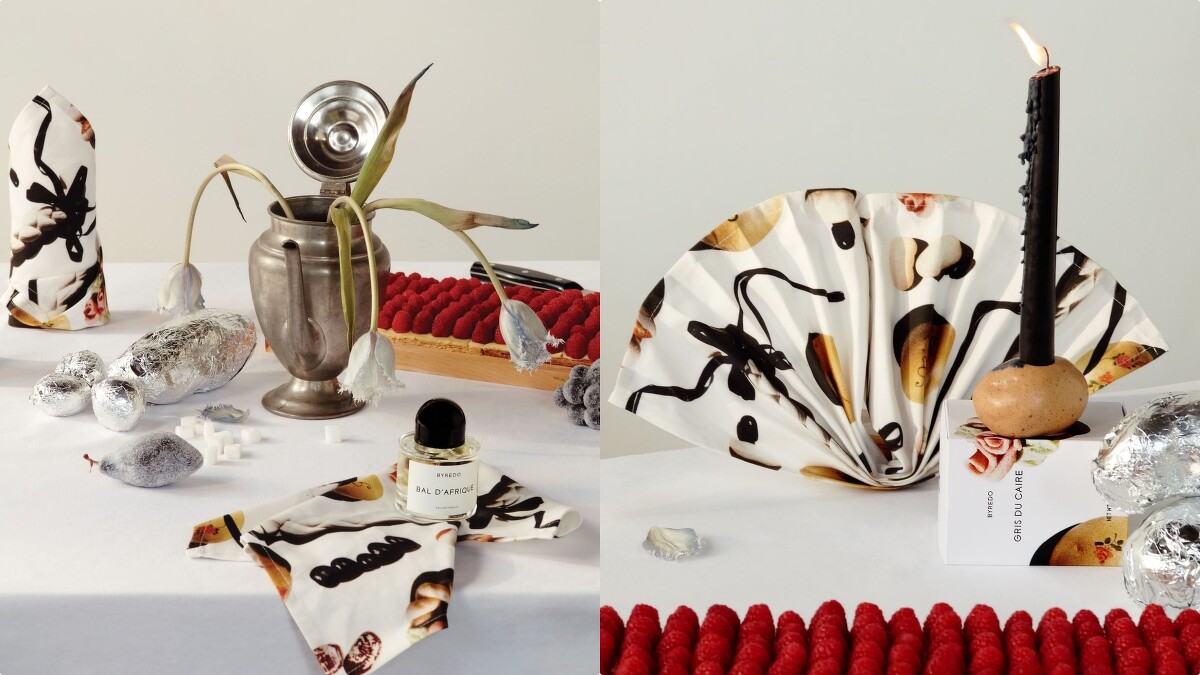 Byredo x 藝術家Laila Gohar攜手推出限量節慶禮盒形象圖。
