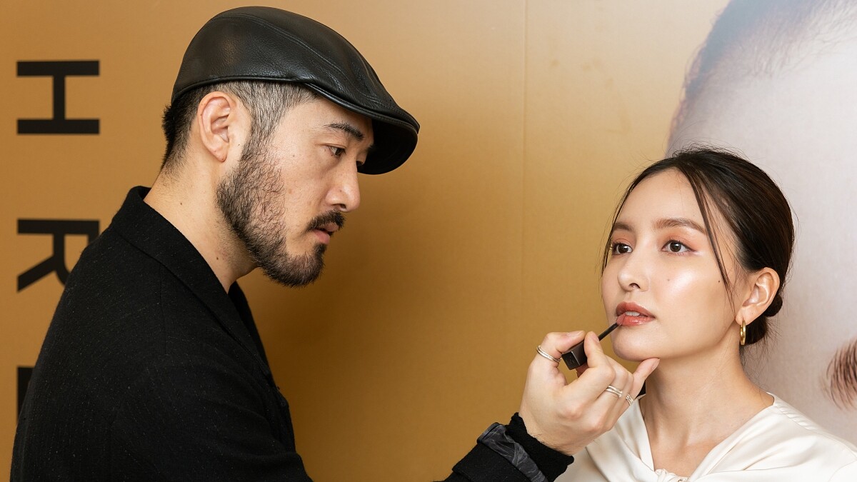 THREE春彩媒體發佈會，邀請THREE日本首席彩妝師-佐藤裕太親臨現場。