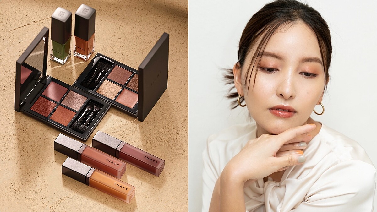 THREE 2023春妝以太陽能量為靈感，打造溫暖「曬顏妝」