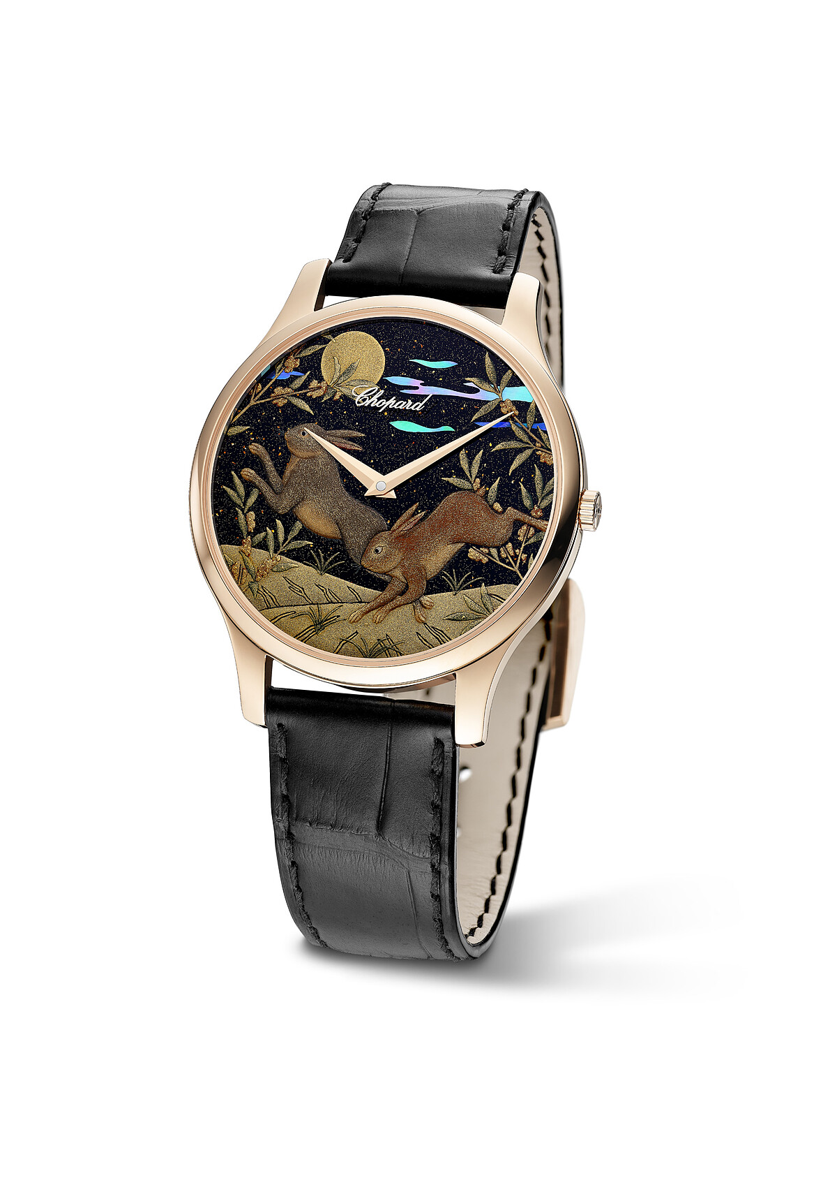 蕭邦「L.U.C XP Urushi Year of the Rabbit兔年蒔繪腕錶」