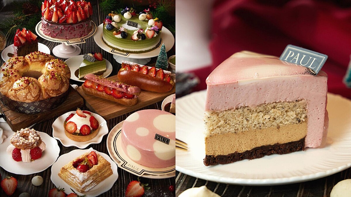 聖誕季打卡系療癒甜點!PAUL主廚嚴選佳節限定7款甜品,既美味又賞心悅目