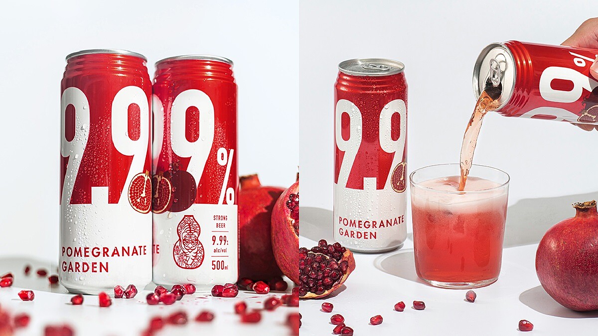 臺虎精釀年末新口味登場！9.99系列新成員「石榴星花園」，迷人酒色必須喝