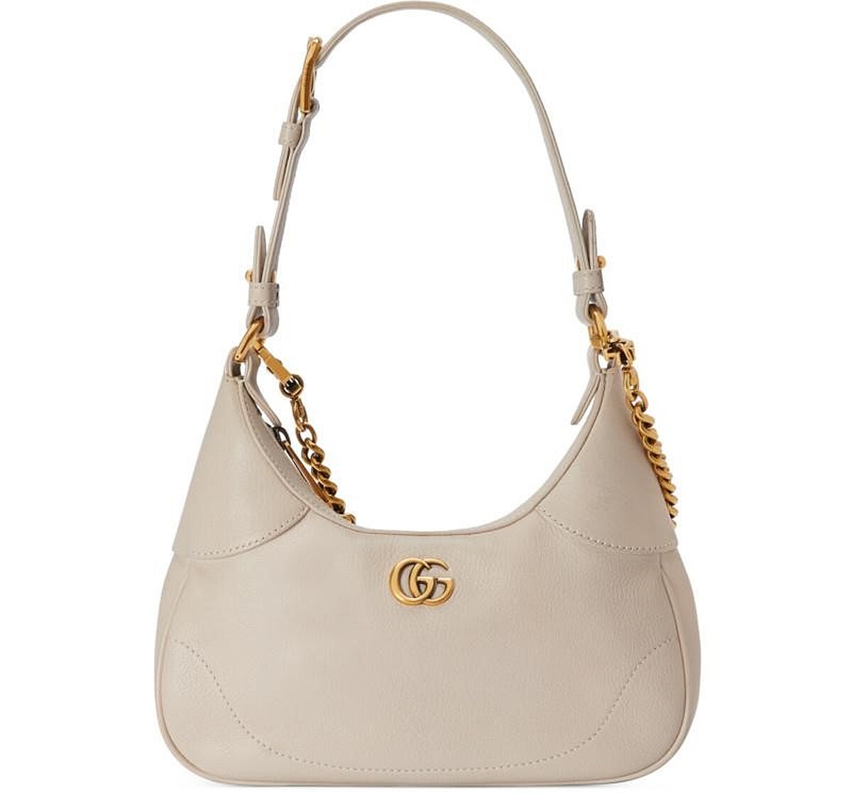 Aphrodite小號白色肩背鍊條包，$59,700