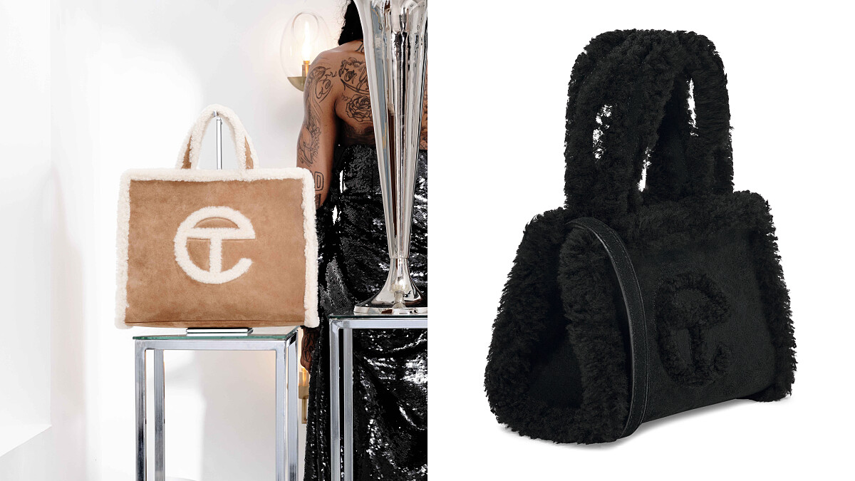 Ugg與最難買輕奢包包Telfar聯名！百搭托特包換上溫暖絨毛，全台僅這二處有賣