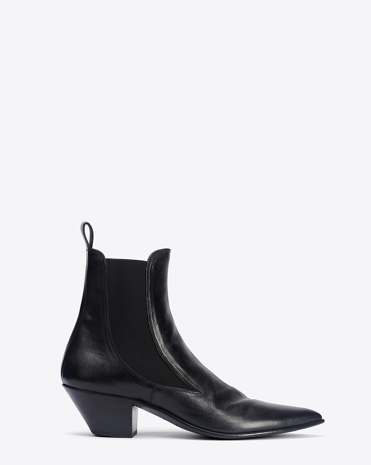 YSL GRAPHIC 滑面皮革切爾西靴，價格店洽。